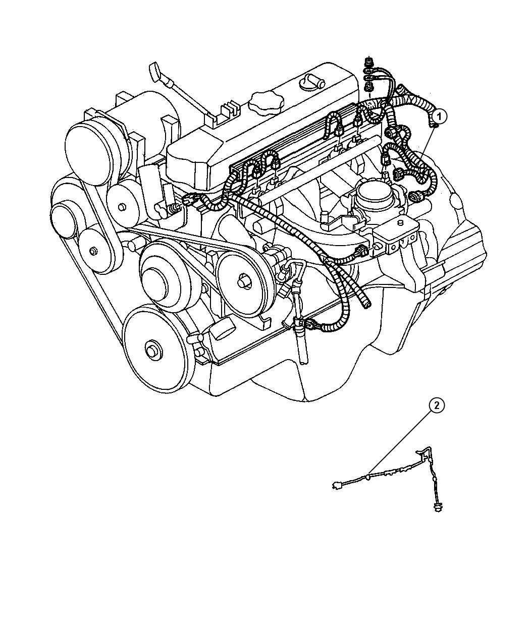 Dodge Durango Wiring  Engine  Federal And Export  U S  50