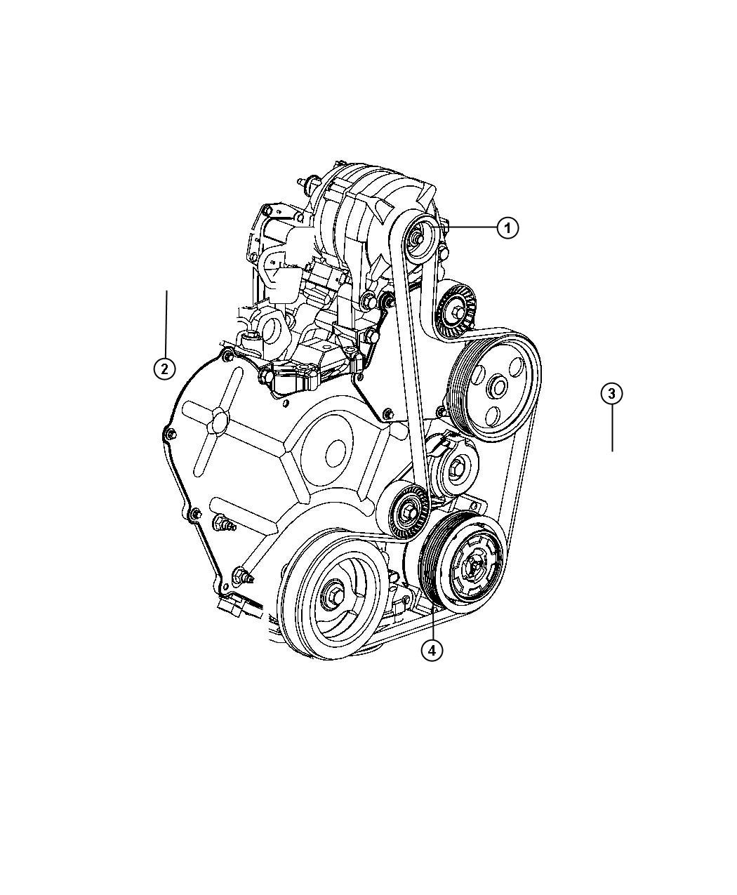 Dodge Avenger Tensioner  Belt  Related  Pulleys