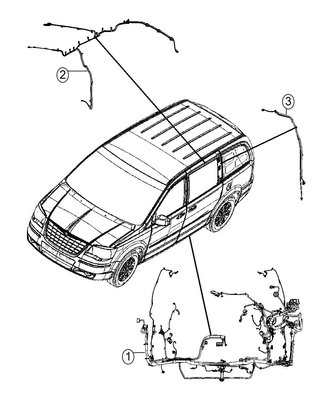 2014 Dodge Grand Caravan Wiring  Body  C