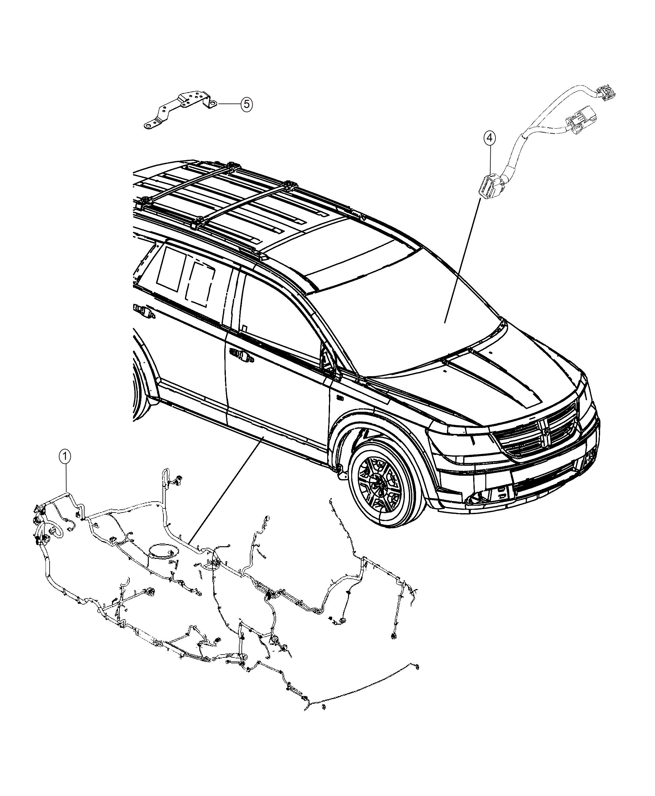 2013 Dodge Journey Trailer Wiring Harness from www.moparpartsinc.com